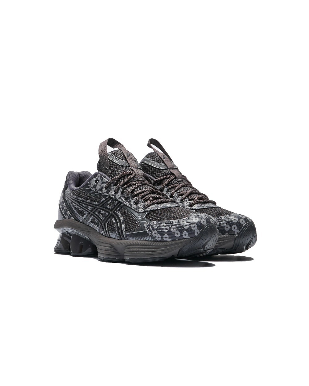 Asics US7-S Gel-Kinetic Fluent Obsidian Grey Graphite Grey — 46, Novo