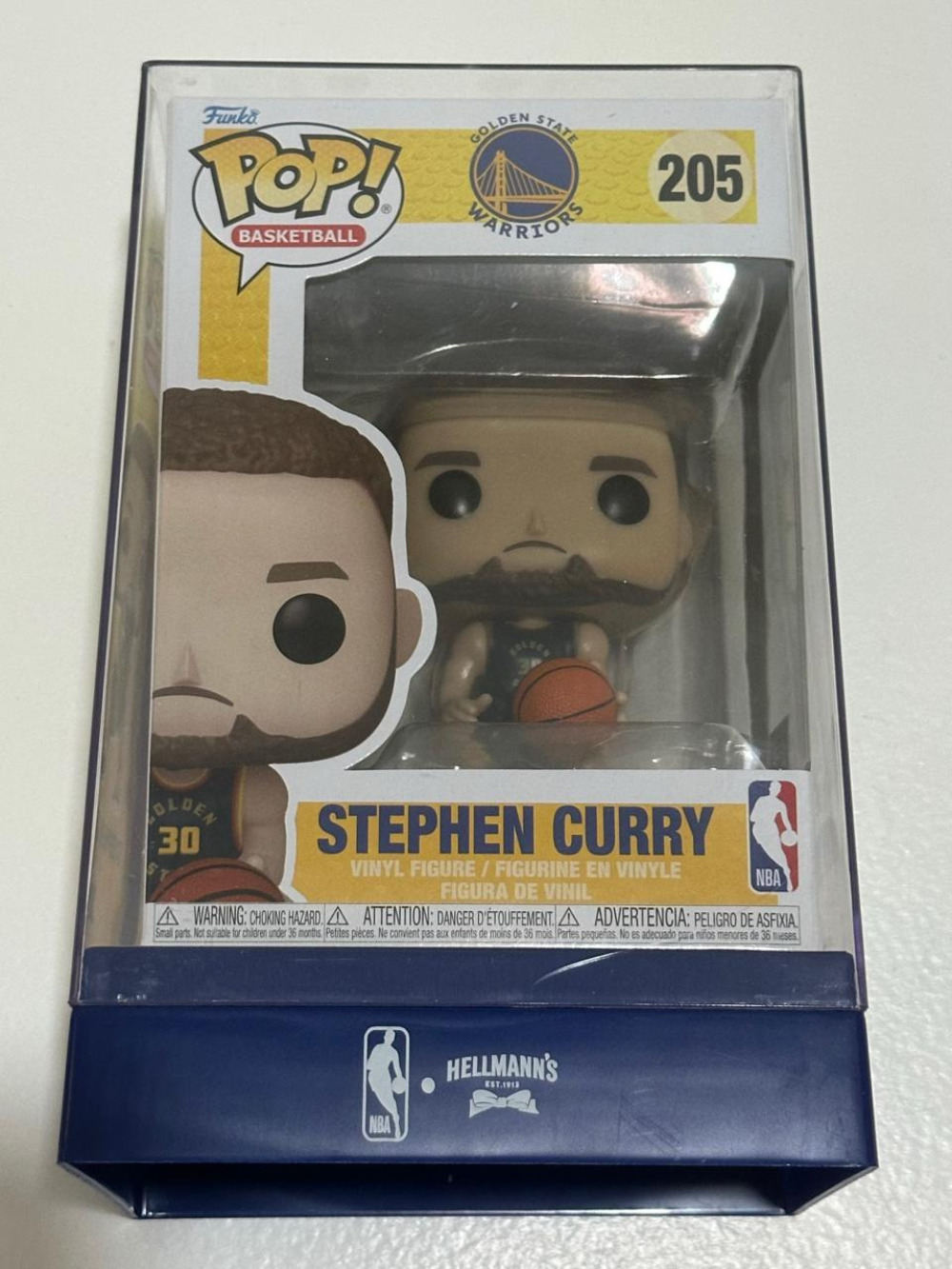 Funko Pop! Basketball NBA Golden State Warriors Stephen Curry #205 — POP, Novo