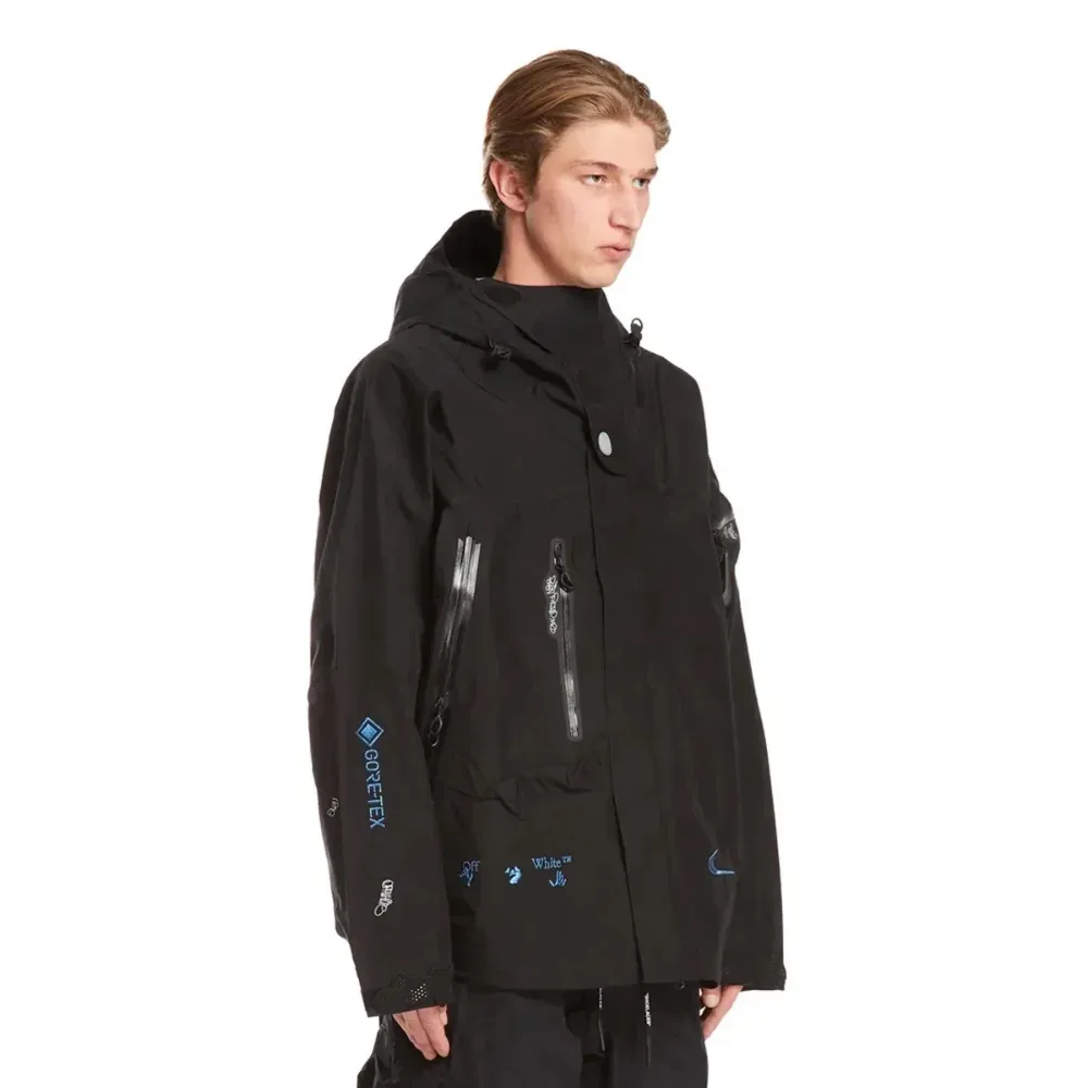 Off-White x Nike Jaqueta Gore-Tex Black - Droper
