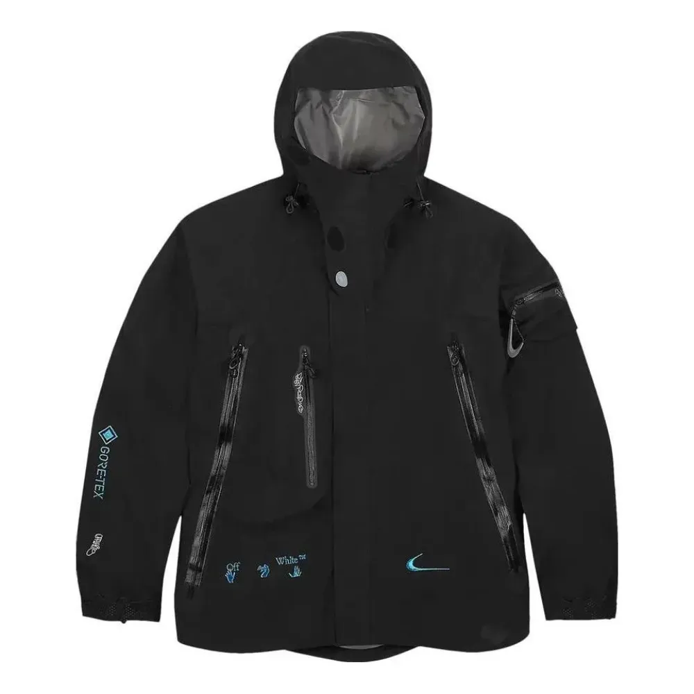 Off-White x Nike Jaqueta Gore-Tex Black - Droper