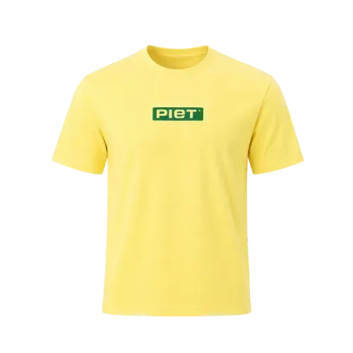 Piet x Pool Camiseta Regular Amarelo