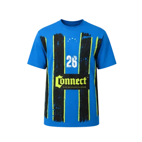 Piet x Pool Camiseta Regular Connect Azul