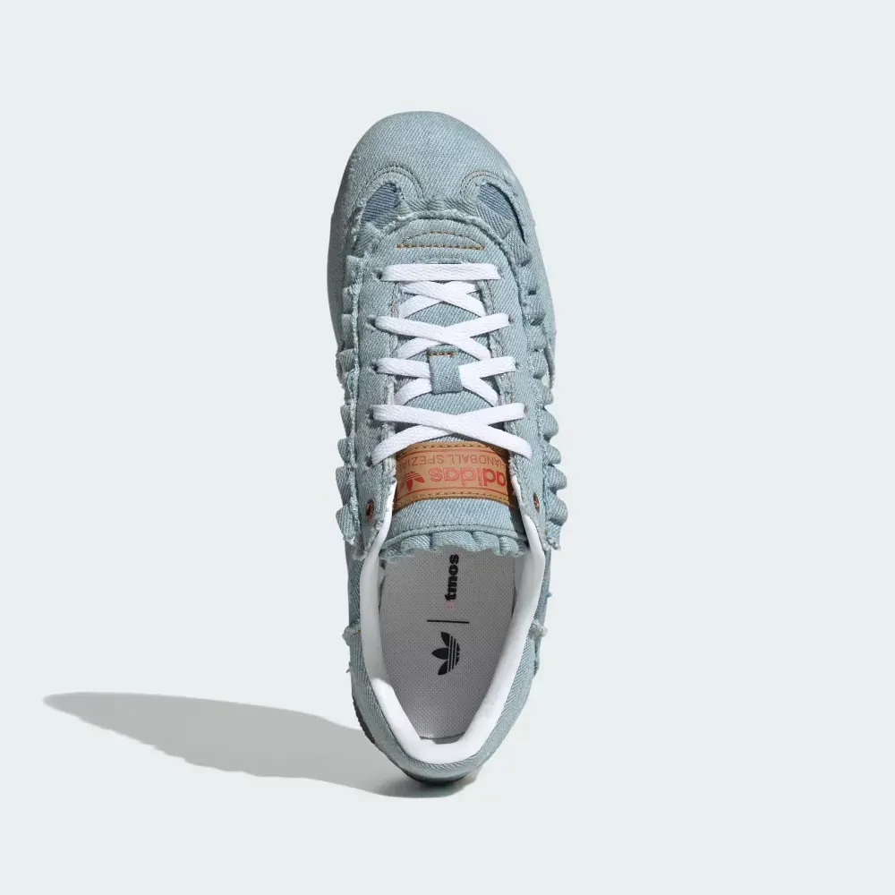 atmos x adidas Handball Spezial Lo Pro LT Blue Cloud White Gum foto 2