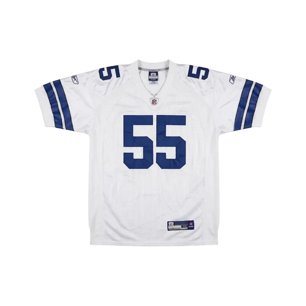 Camisa Reebok Vintage NFL Dallas Cowboys 55 Zach Thomas White - Droper