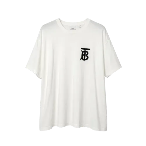 Camiseta Burberry Vintage TB Logo White - Droper