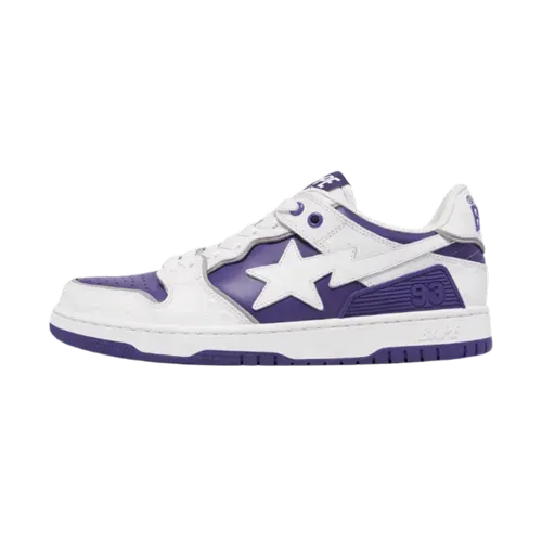 A Bathing Ape Bape SK8 Sta #1 Purple White