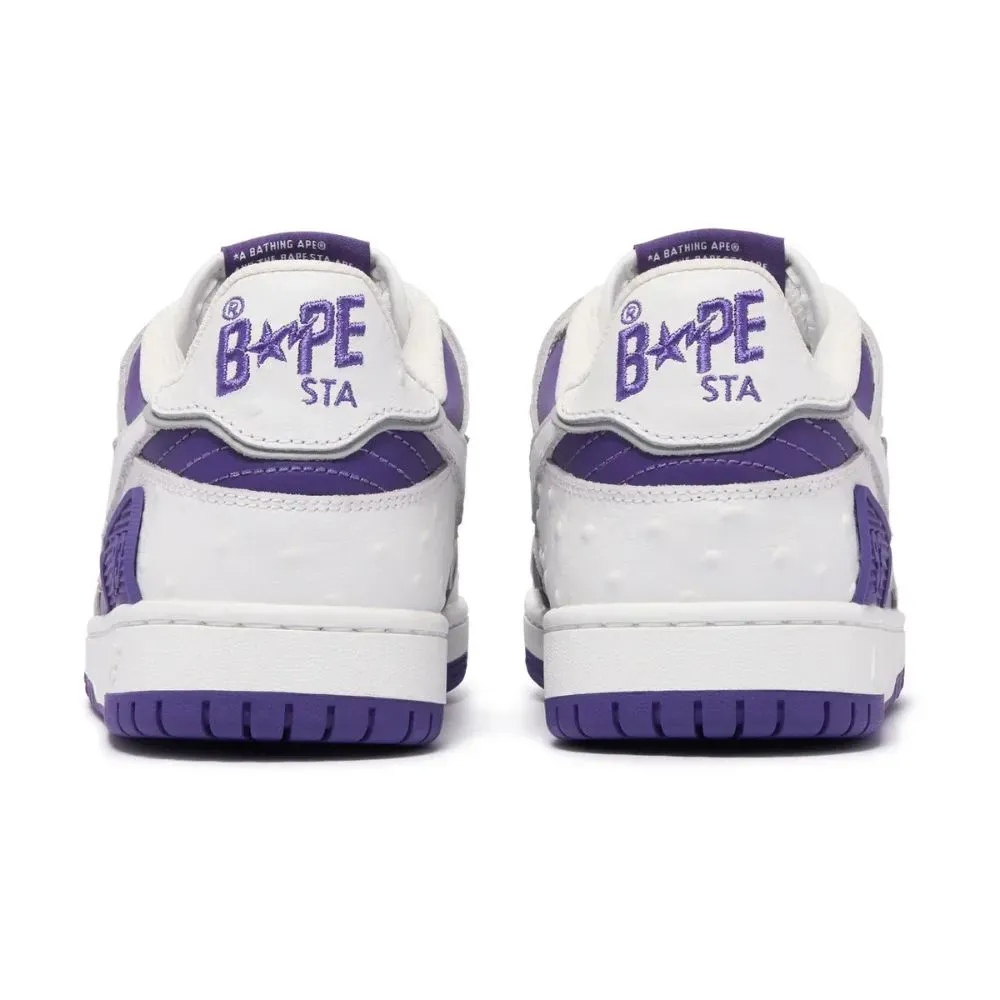 A Bathing Ape Bape SK8 Sta #1 Purple White - Droper