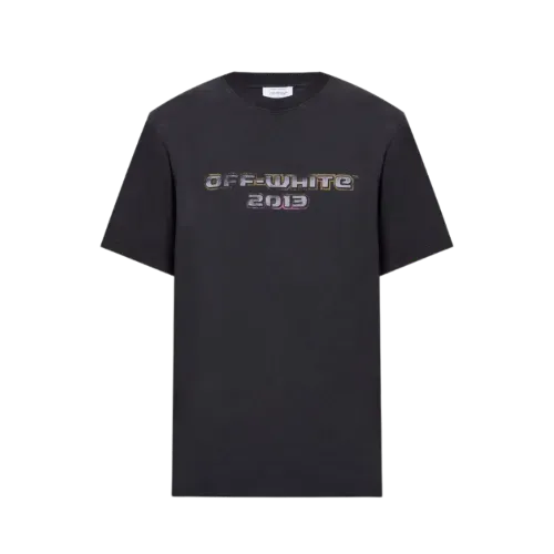 Camiseta Off-White Logo-Print Cotton Black