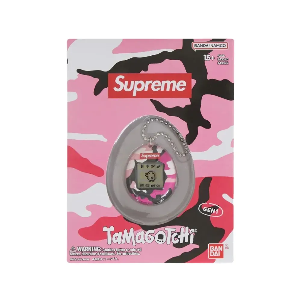 Supreme Tamagotchi カモフラージュ ピンク Bandai x Supreme Tamagotchi Camo Pink Yellow Black SS23 - Droper