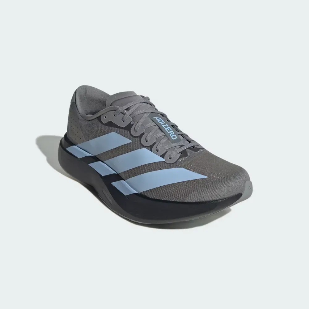 adidas Adizero EVO SL Grey Three Glow Blue Core Black — 45, Novo