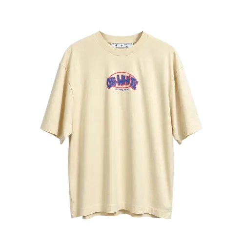 Camiseta Off-White Sketch Arrow Skate Cream