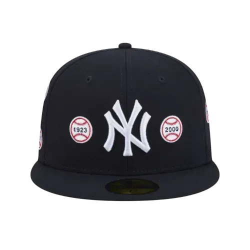 Supreme x New Era Boné 59FIFTY Box Logo Navy 2008 - Droper