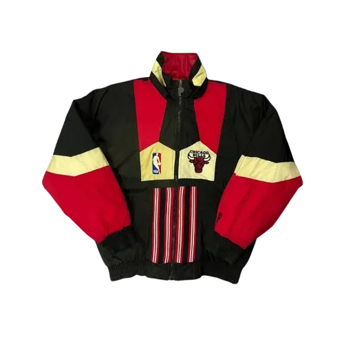 Jaqueta NBA Vintage Pro Player Chicago Bulls Reversible Padded Red