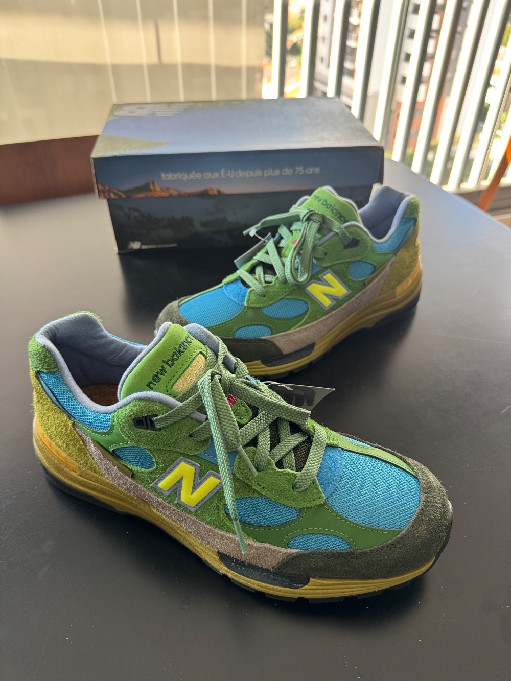 Salehe Bembury x New Balance 992 MiUSA Calm Be The Crater — 41, Novo