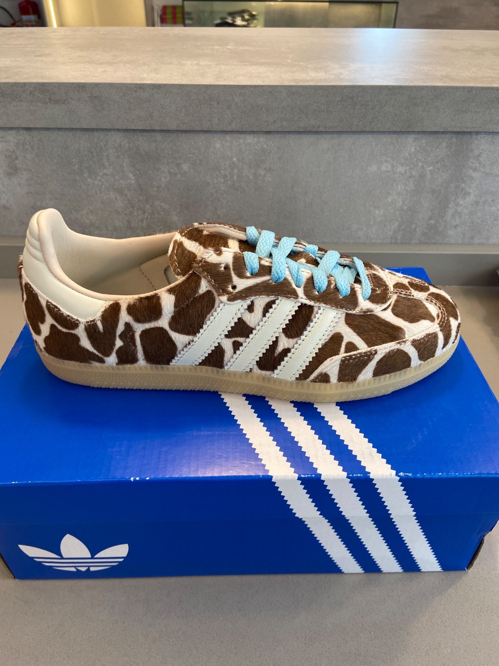 adidas Samba Giraffe Crystal Linen Ivory Gum Feminino — 34 / 35 / 36 / 37, Novo