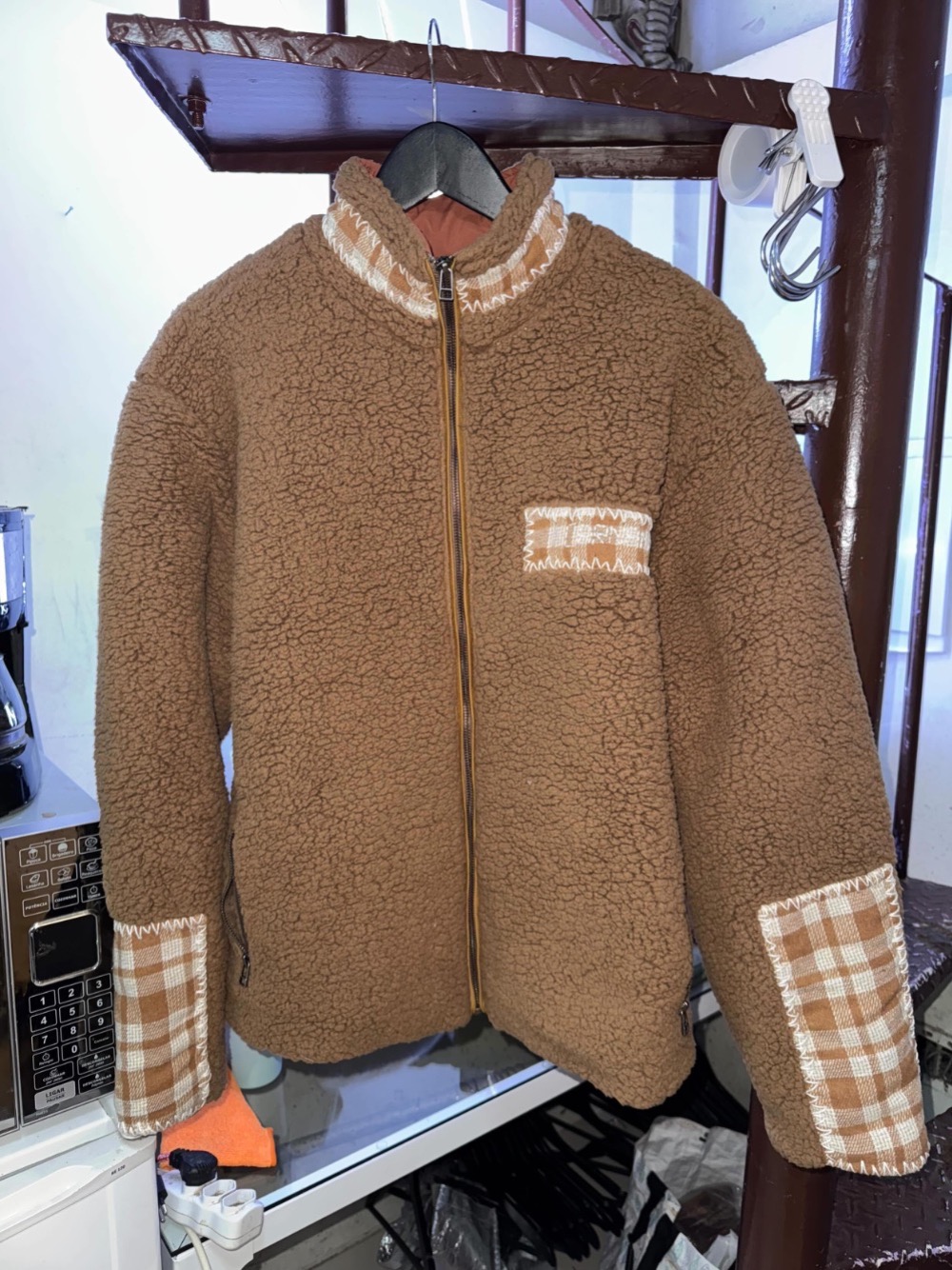 Carnan Fleece Plaid Jacket