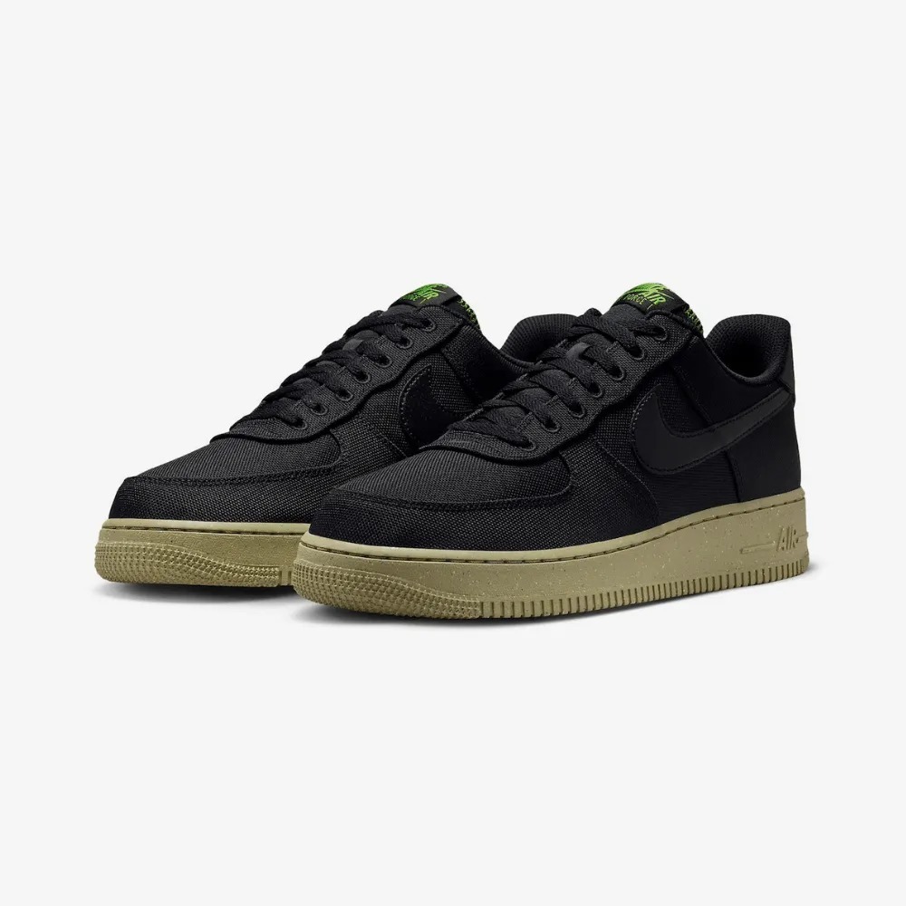 Nike Air Force 1 Low Black Neutral Olive — 40.5, Novo