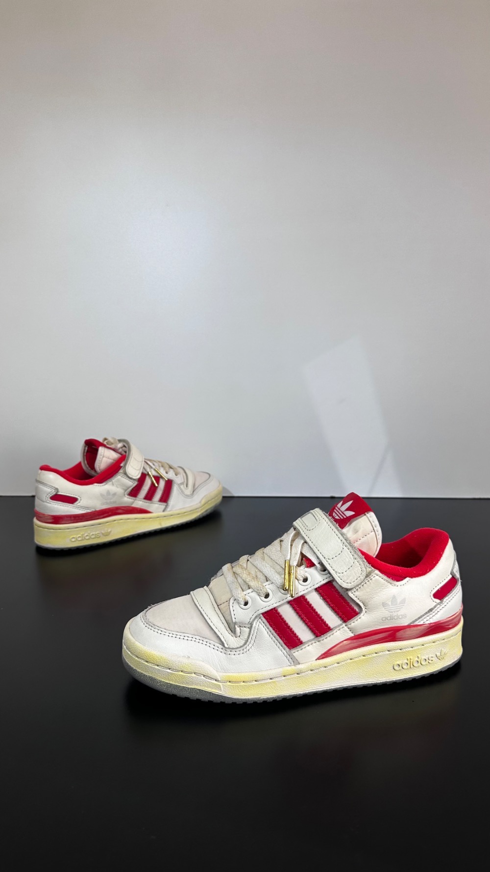 adidas Forum 84 Low Cloud White Red — 37, Usado