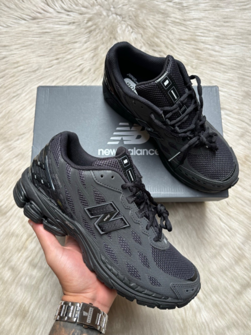 New Balance 1906W Black Silver Metallic — 40, Novo