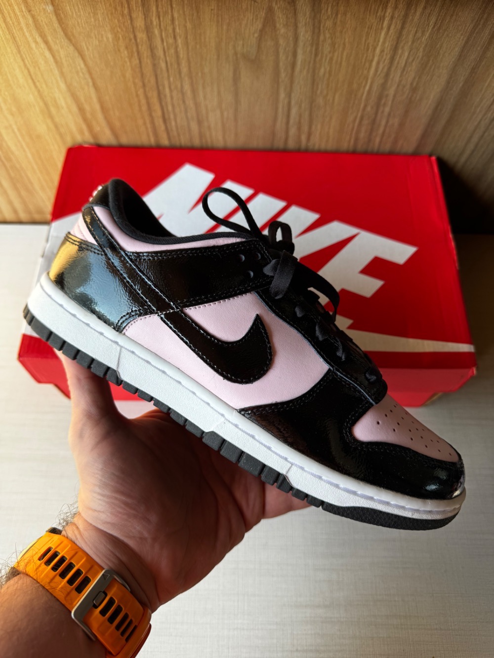 Nike Dunk Low Pink Foam Black — 39, Novo