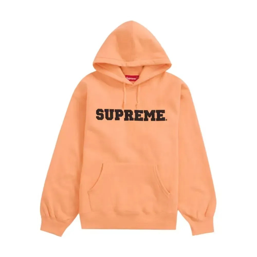 Moletom Supreme Collegiate Hooded Peach SS24 — P / XG / XXG, Novo
