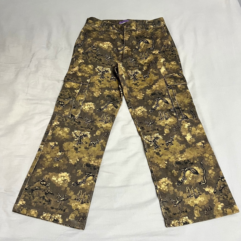 Calça cargo Carnan camuflada