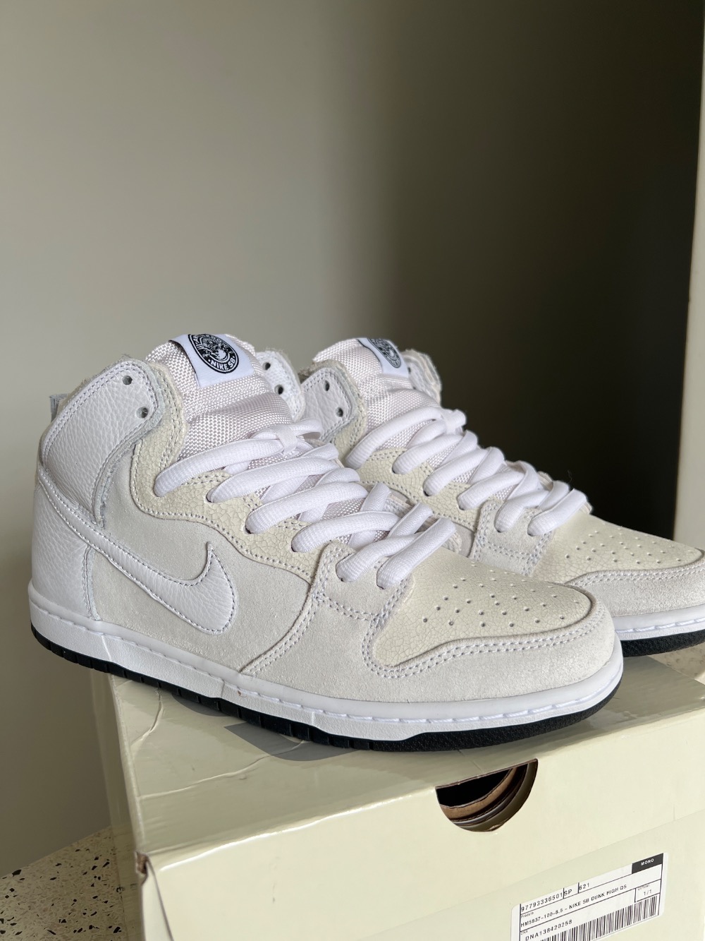 Antihero Skateboards x Nike SB Dunk High White