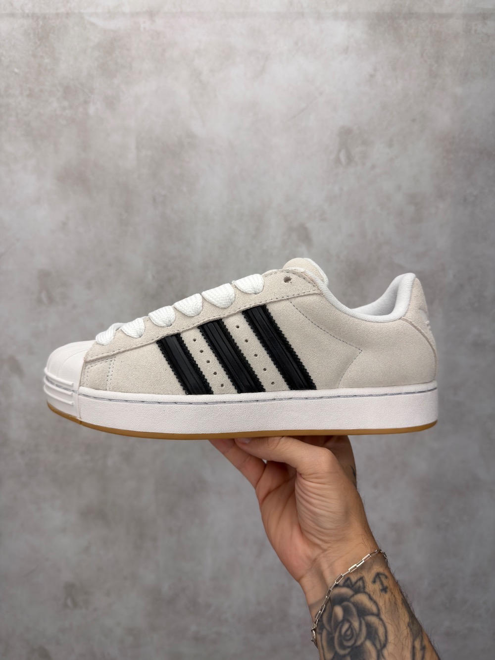 adidas Superstar ST Crystal White Core Black Gum