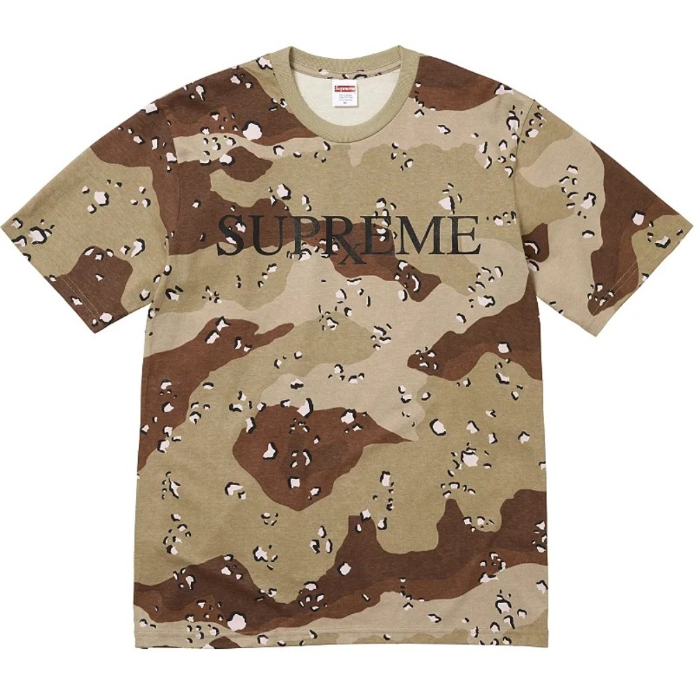 Camiseta Supreme RX Chocolate Chip Camo FW25-W17 — XG, Novo