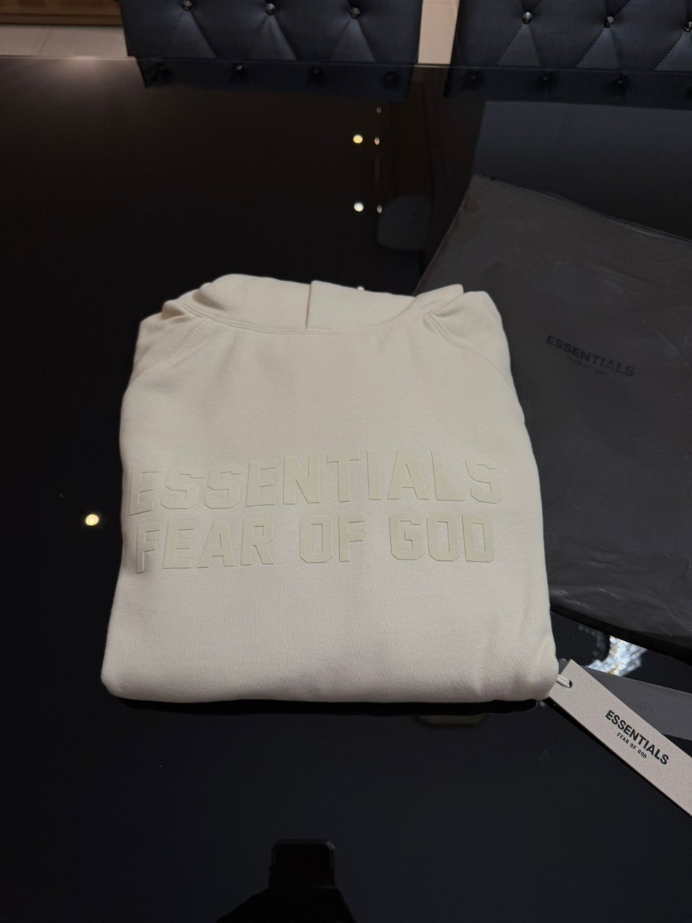 Moletom Fear Of God Essentials Egg Shell — G, Novo