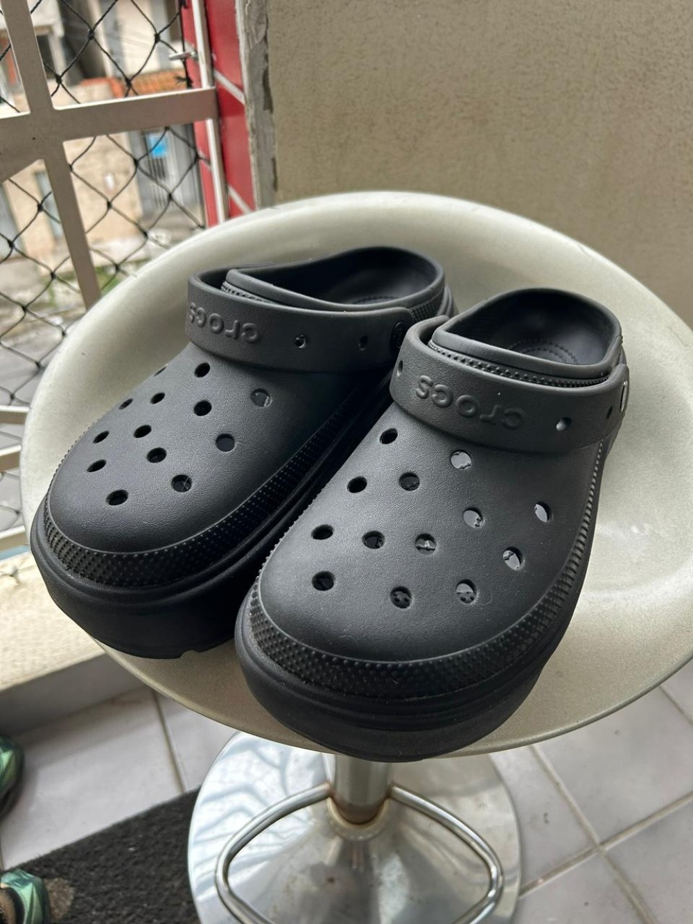 Crocs Classic Platform Lined Clog Black