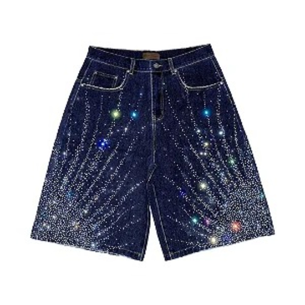 BIRTH OF ROYAL CHILD - Bermuda 20K Diamond Starling Denim "Washed Blue"