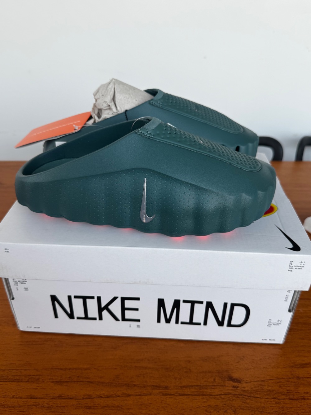 Nike Mind 001 Slide Mineral Slate — 38, Novo