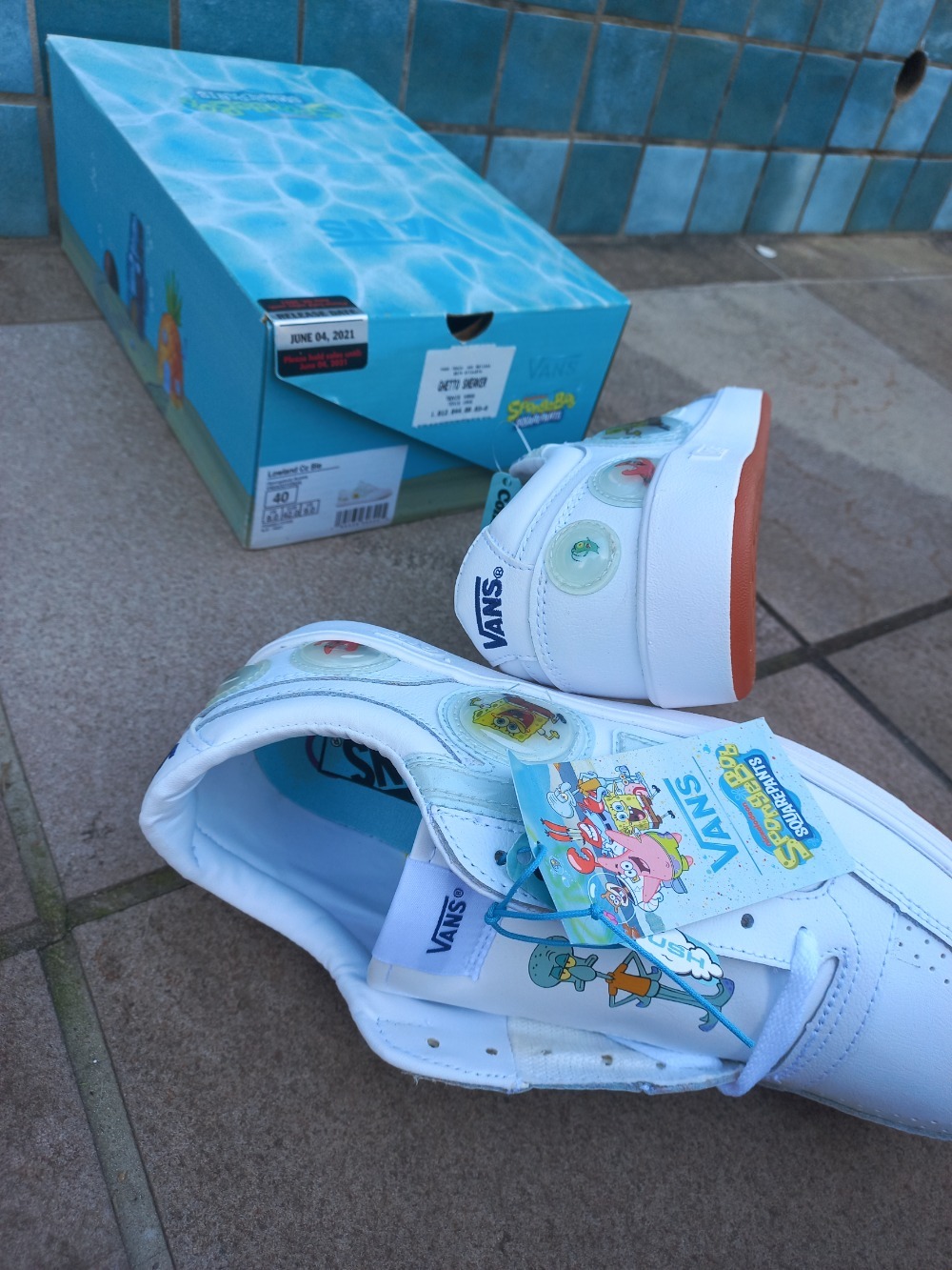 Vans Lowland CC Sandy Liang Spongebob Bubble — 40, Novo