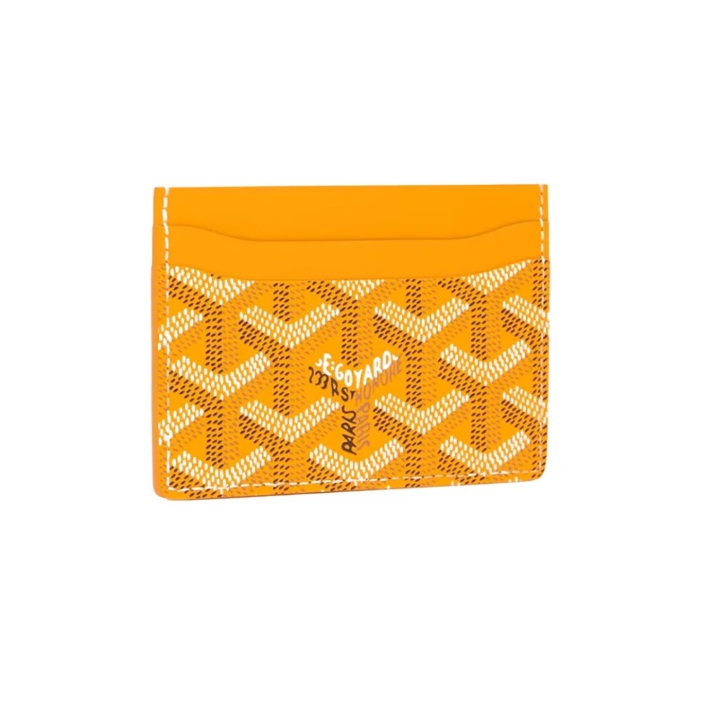 GOYARD - Porta Cartão Saint-Sulpice "Amarelo"
