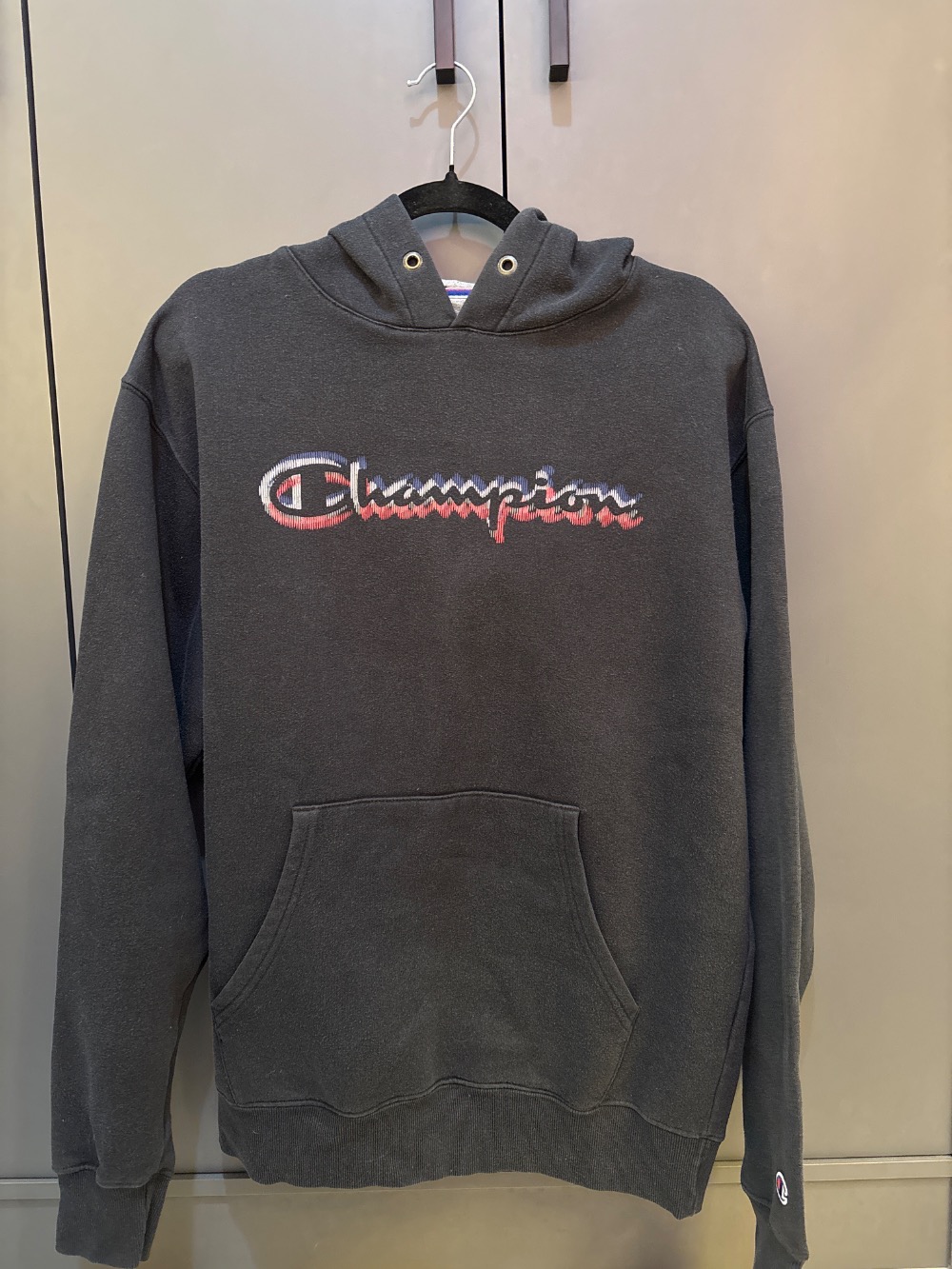 Moletom capuz champion preto