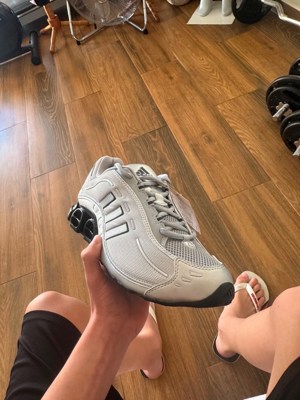 adidas Megaride O1 Silver Metallic Core Black