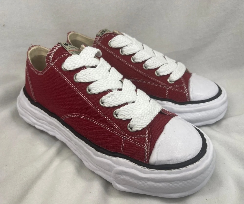 Maison Mihara Yasuhiro Peterson 23 OG Sole Canvas Low Red — 34 / 35 / 36 / 37 / 38 / 39 / 40 / 40.5 / 41 / 42 / 43, Novo
