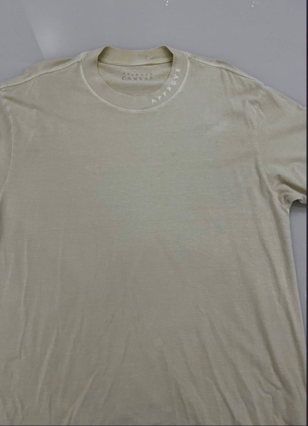 Camiseta Canva Approve Bege
