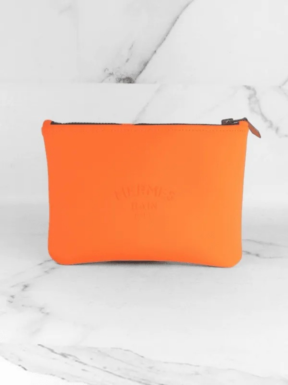 Nécessaire Hermès Neobain Small Laranja