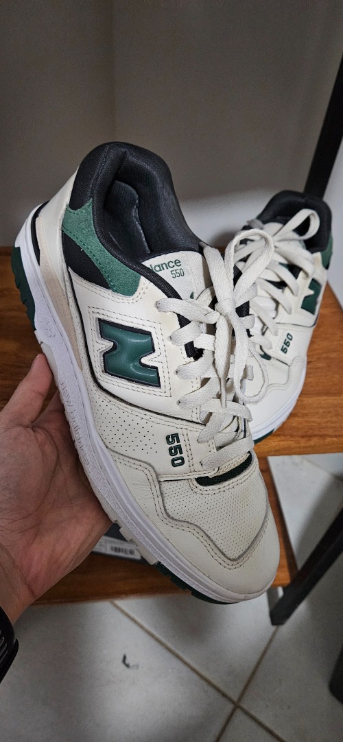 New Balance 550 White Pine Green