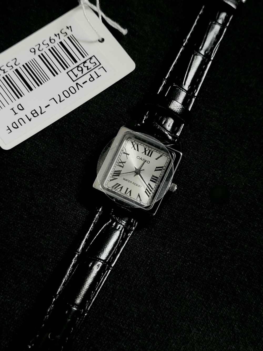 Relógio Casio Clássico Pulseira Preta LTP-V007L-7B1