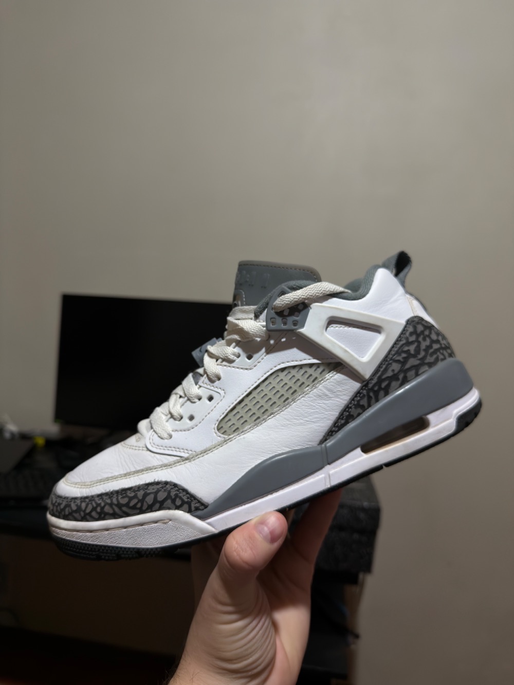 Air Jordan Spizike Low White Cool Grey