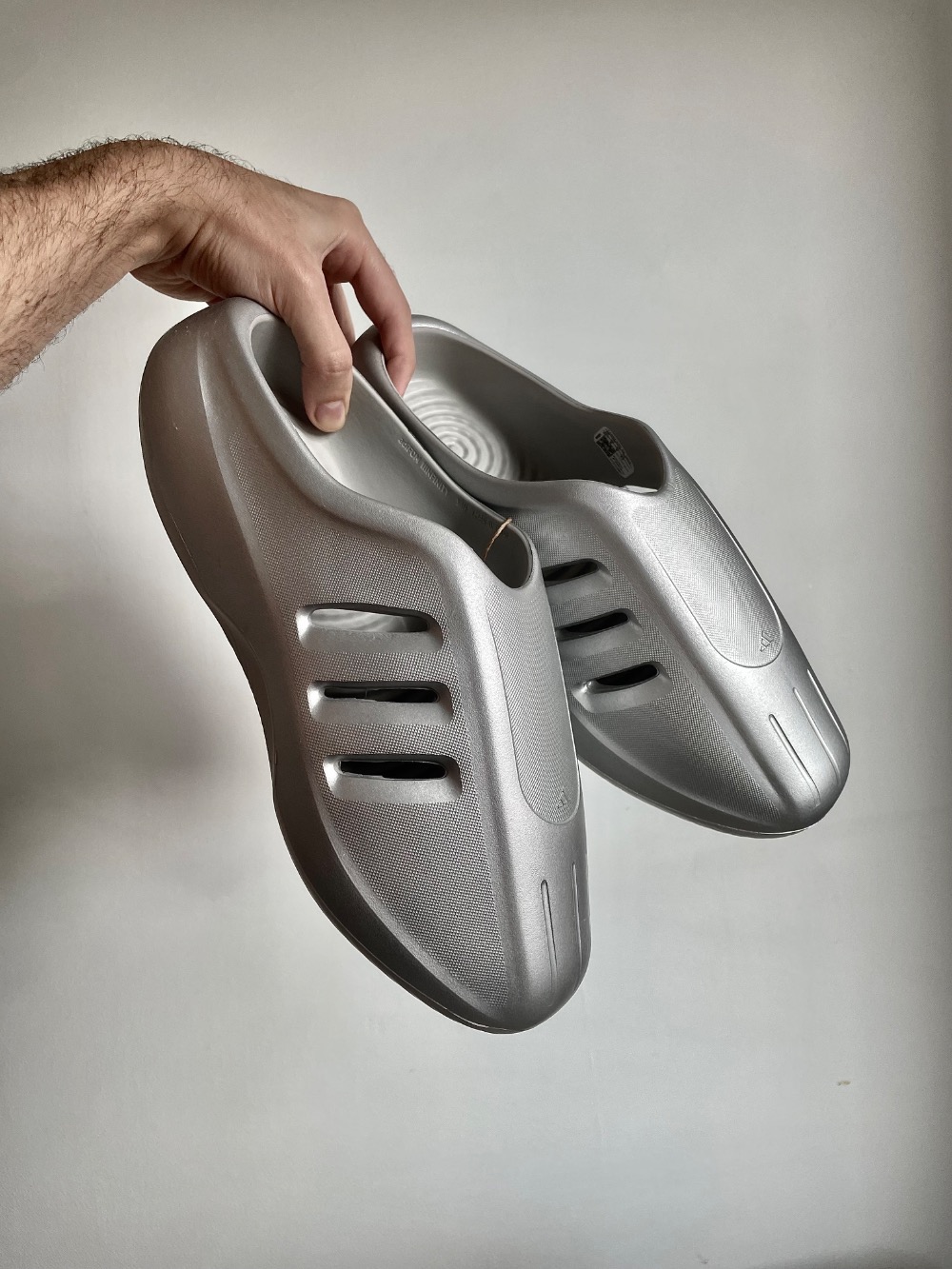 adidas Adifom IIInfinity Mule Silver Metallic