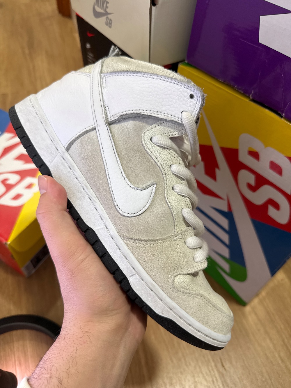 Antihero Skateboards x Nike SB Dunk High White