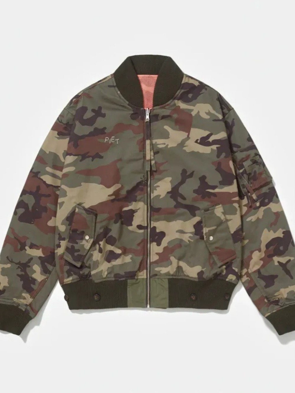 Jaqueta Piet Double Face Camo — M / G, Novo