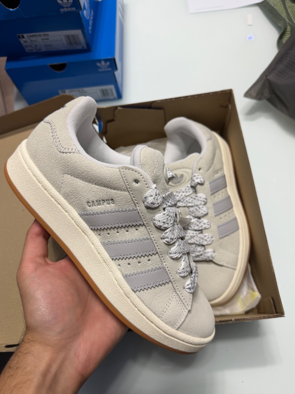 adidas Campus 00s Cloud White Grey Two — 35 / 36, Novo