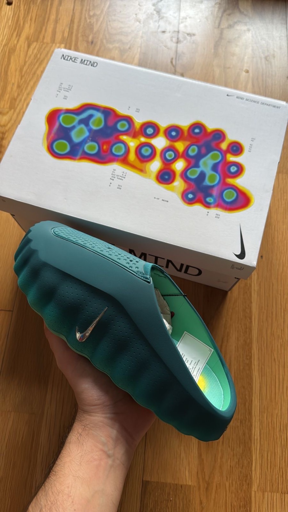 Nike Mind 001 Geode Teal Light Menta (Kit Seleção 2026)