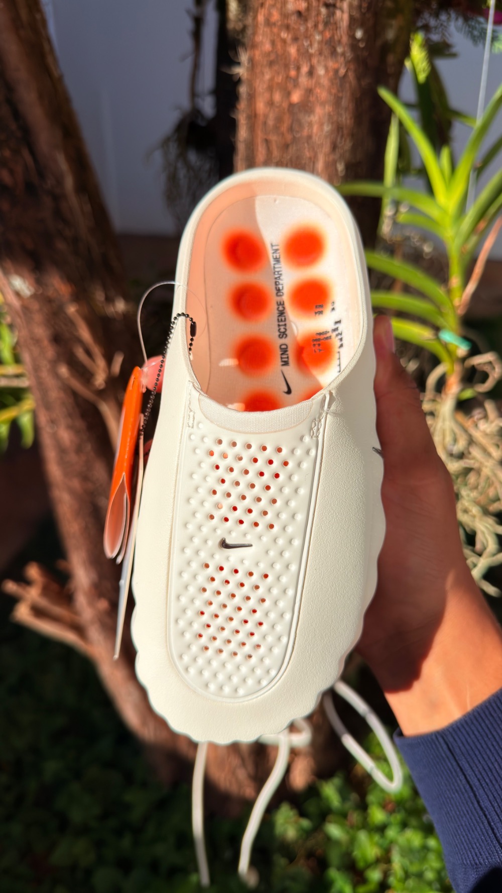 Nike Mind 001 Slide Sail Feminino — 35, Novo