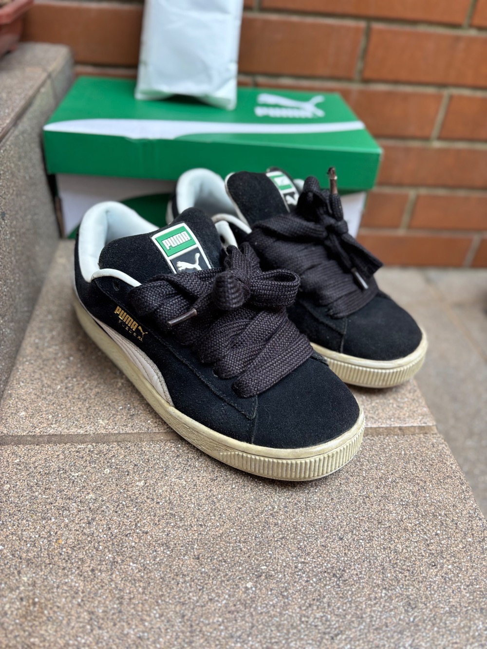 Puma Suede XL Black White — 38, Usado